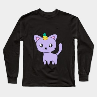 Caticorn, the combination of cat and unicorn Long Sleeve T-Shirt